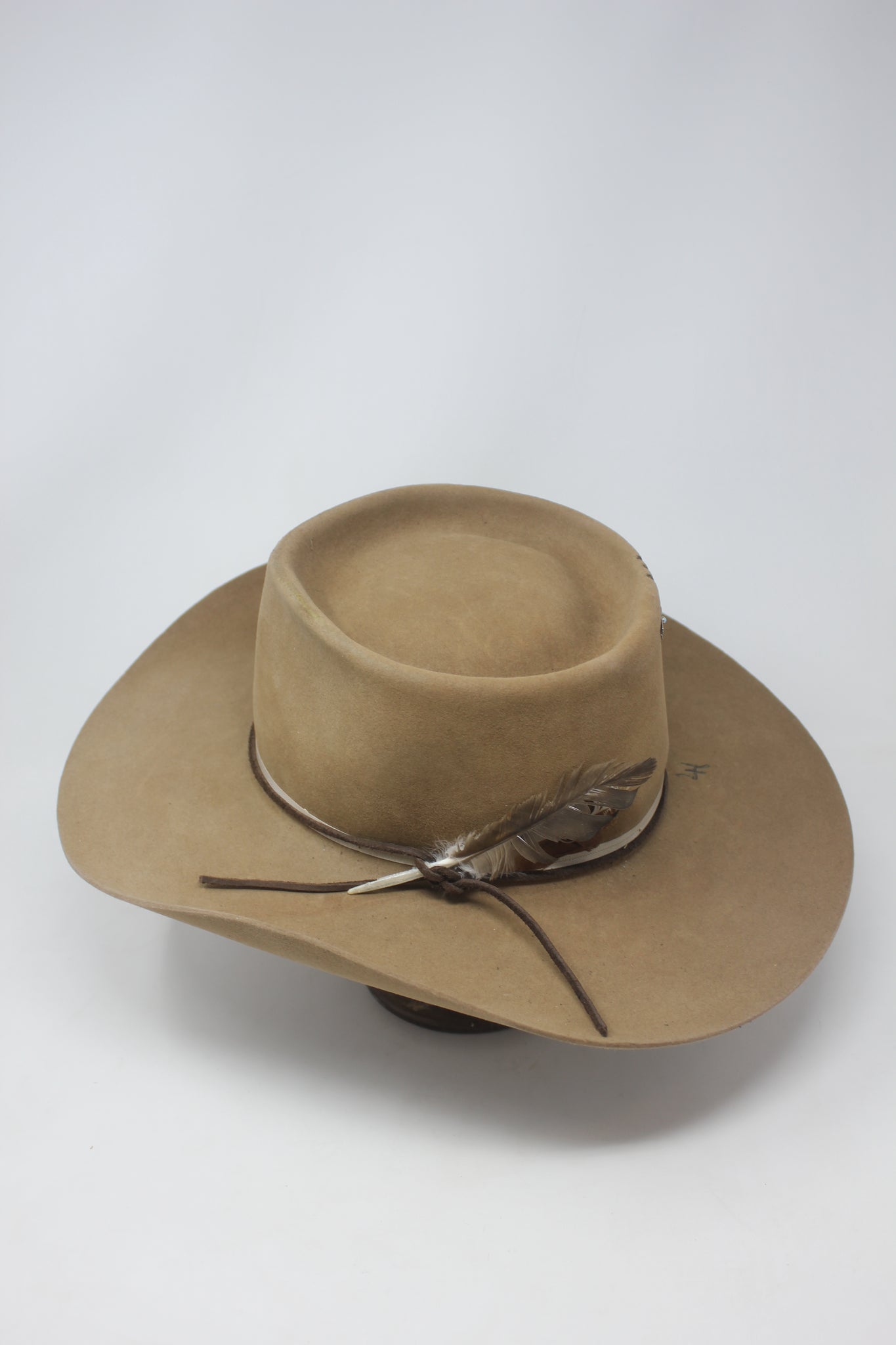 Ready to Ship One of A Kind Lone Hawk Hat Size 7 3/8
