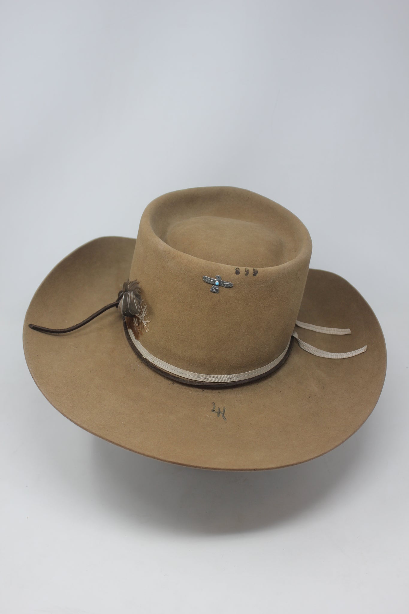 Ready to Ship One of A Kind Lone Hawk Hat Size 7 3/8
