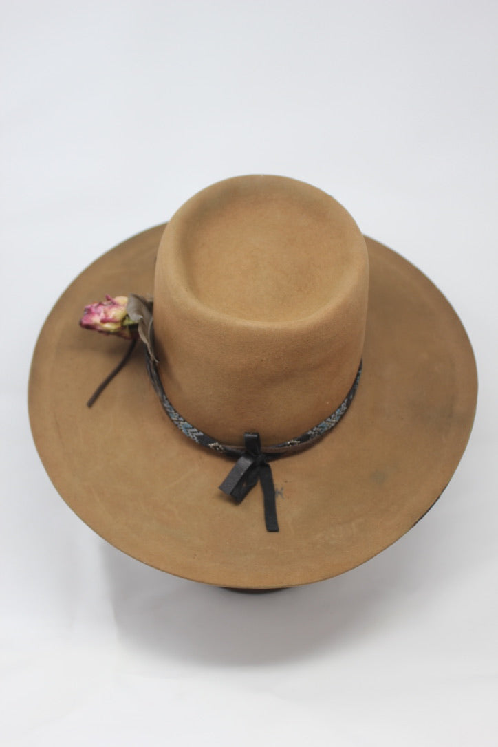 Ready to Ship Lone Hawk Hat "Telescope Top" Size 7 - 7 1/8