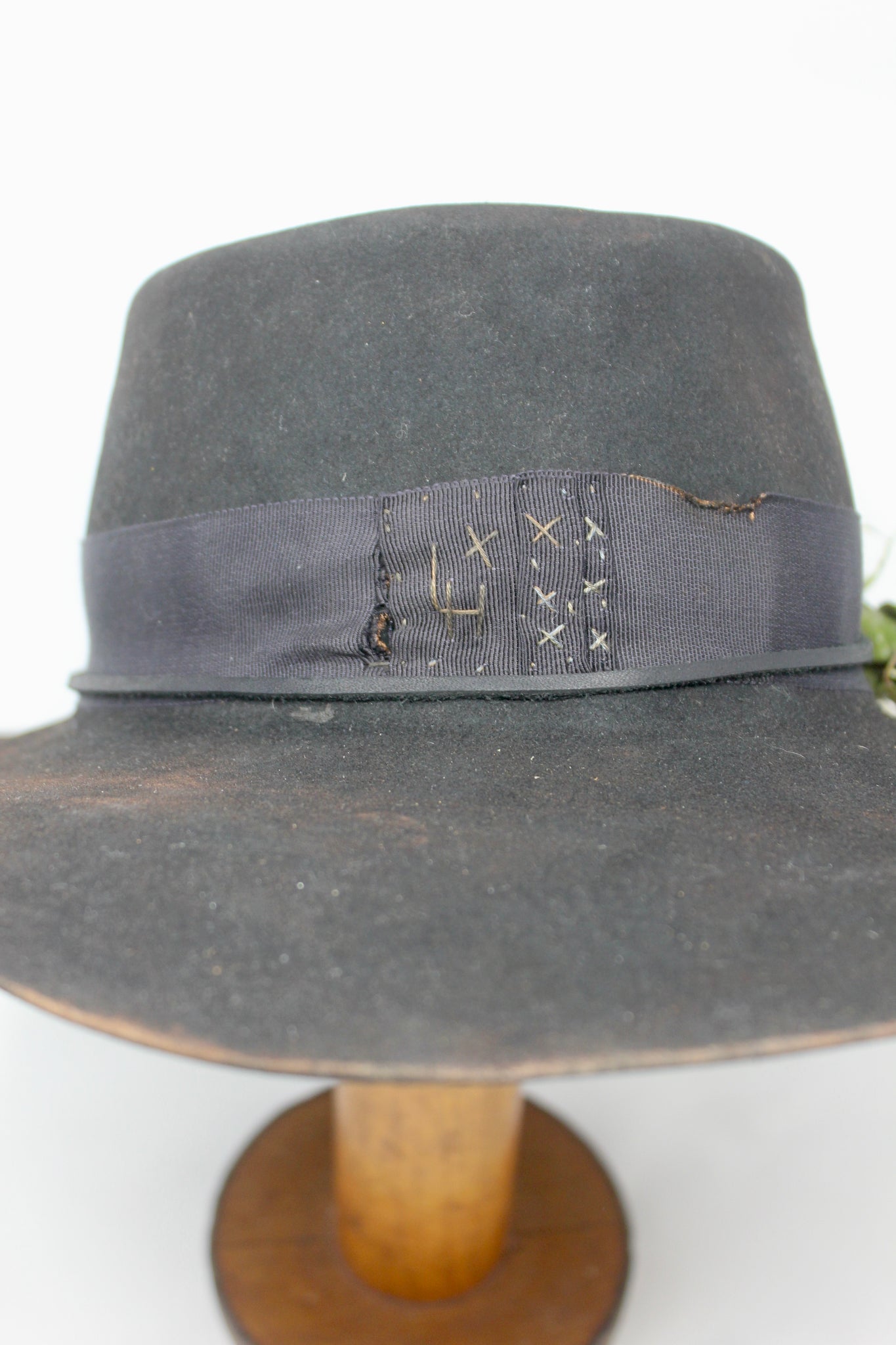 Ready to Ship Lone Hawk Tele Top with "Bardot Dip" Wide Brim Size 7 1/4