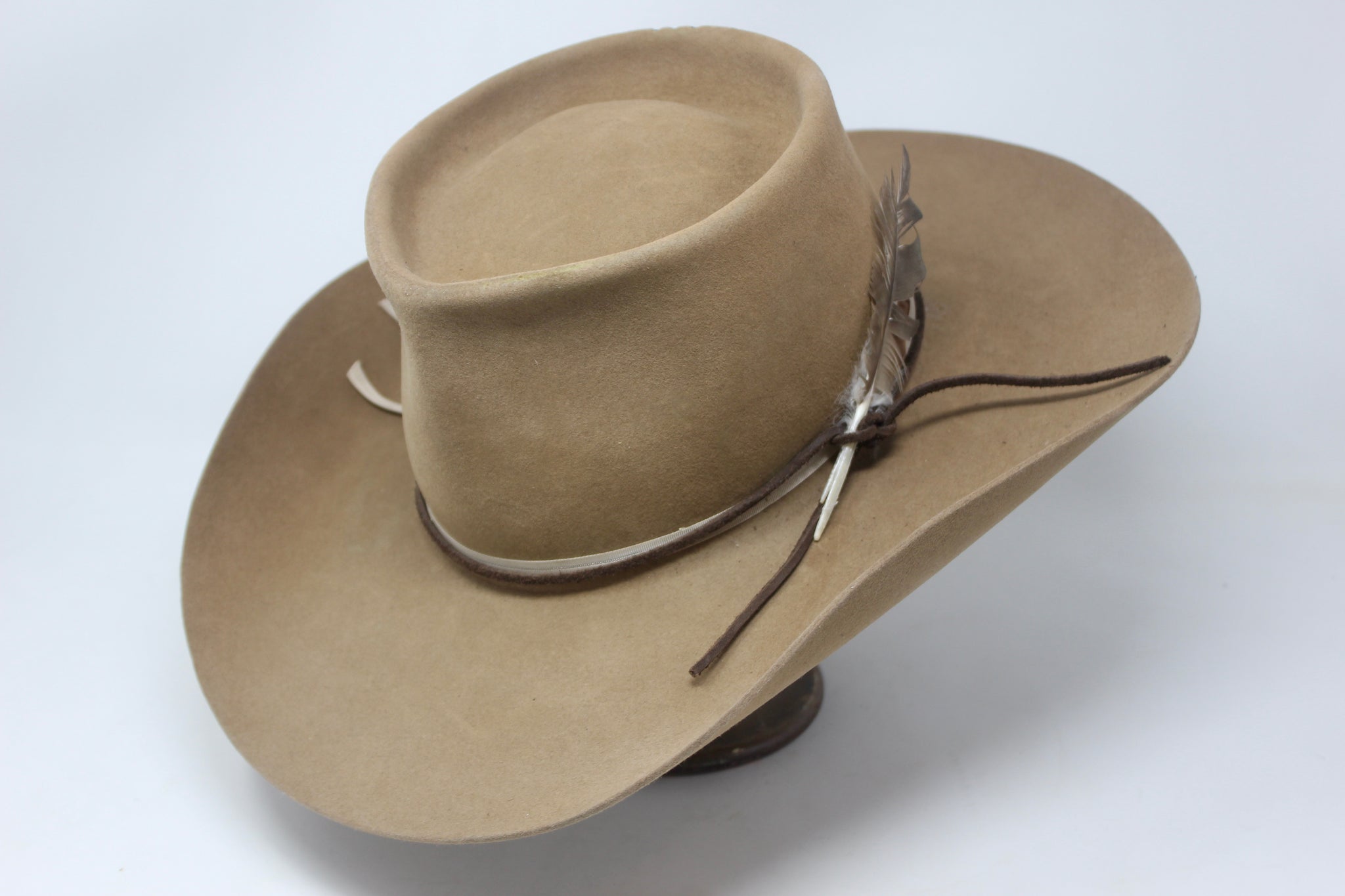Ready to Ship One of A Kind Lone Hawk Hat Size 7 3/8