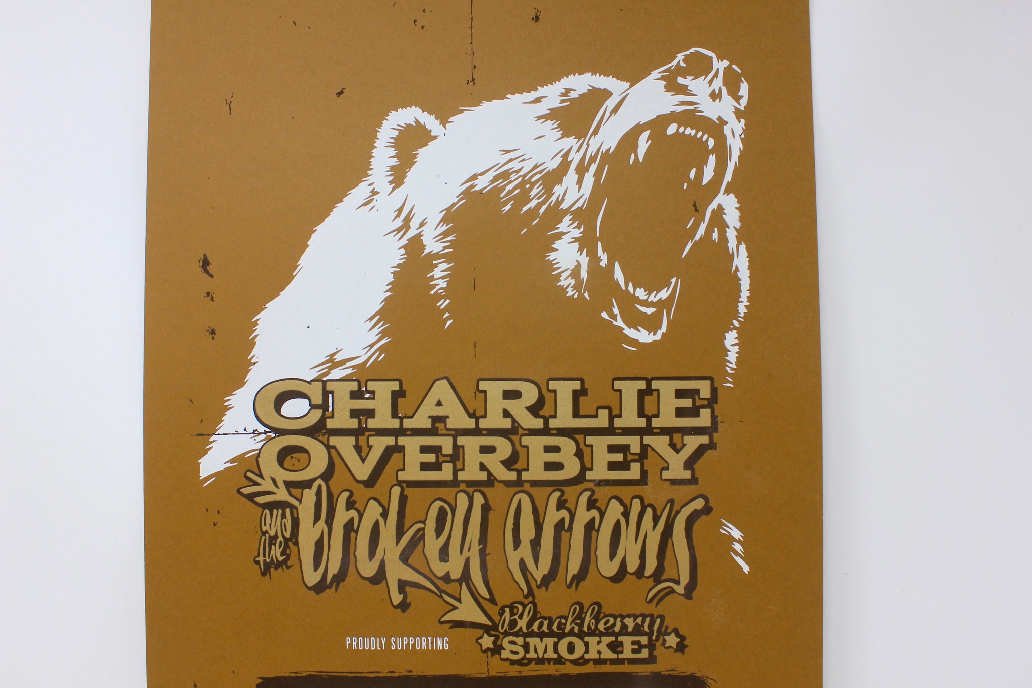 Blackberry Smoke / Charlie Overbey & The Broken Arrows 2015 Show Poster Limited Edition
