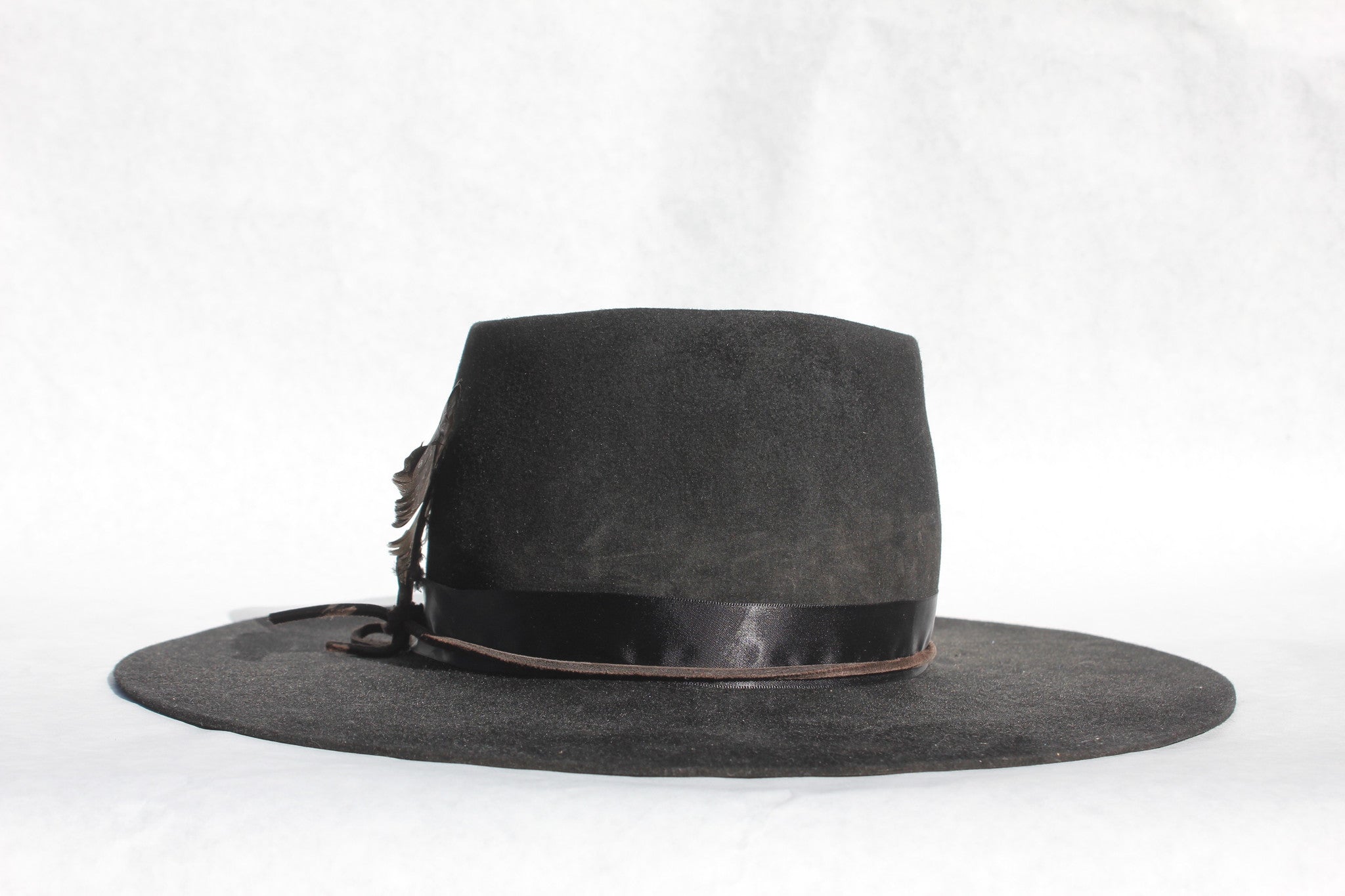 "The Rambler" Classic Pinched Crown with Flat Brim