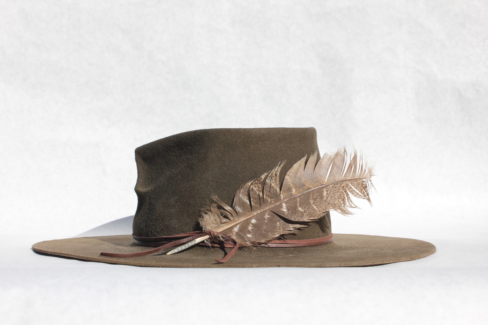 "The Americana Gothic" A Lone Hawk Hand Shaped Original