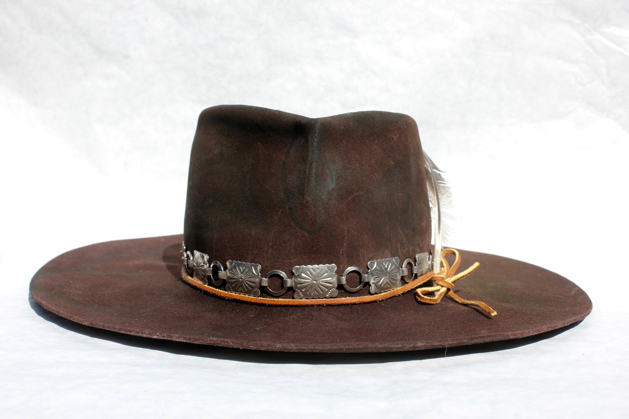 "The Rambler" One of Kind Lone Hawk Hat