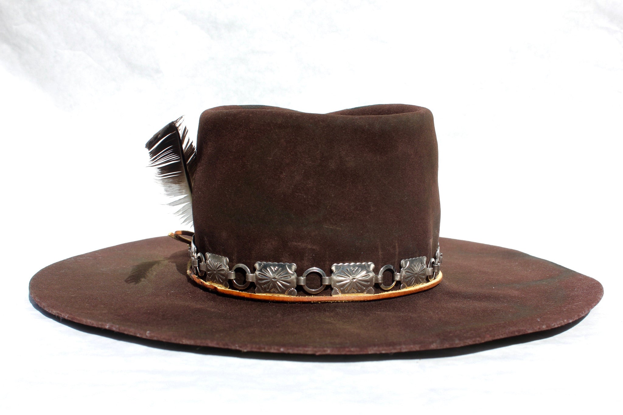 "The Rambler" One of Kind Lone Hawk Hat
