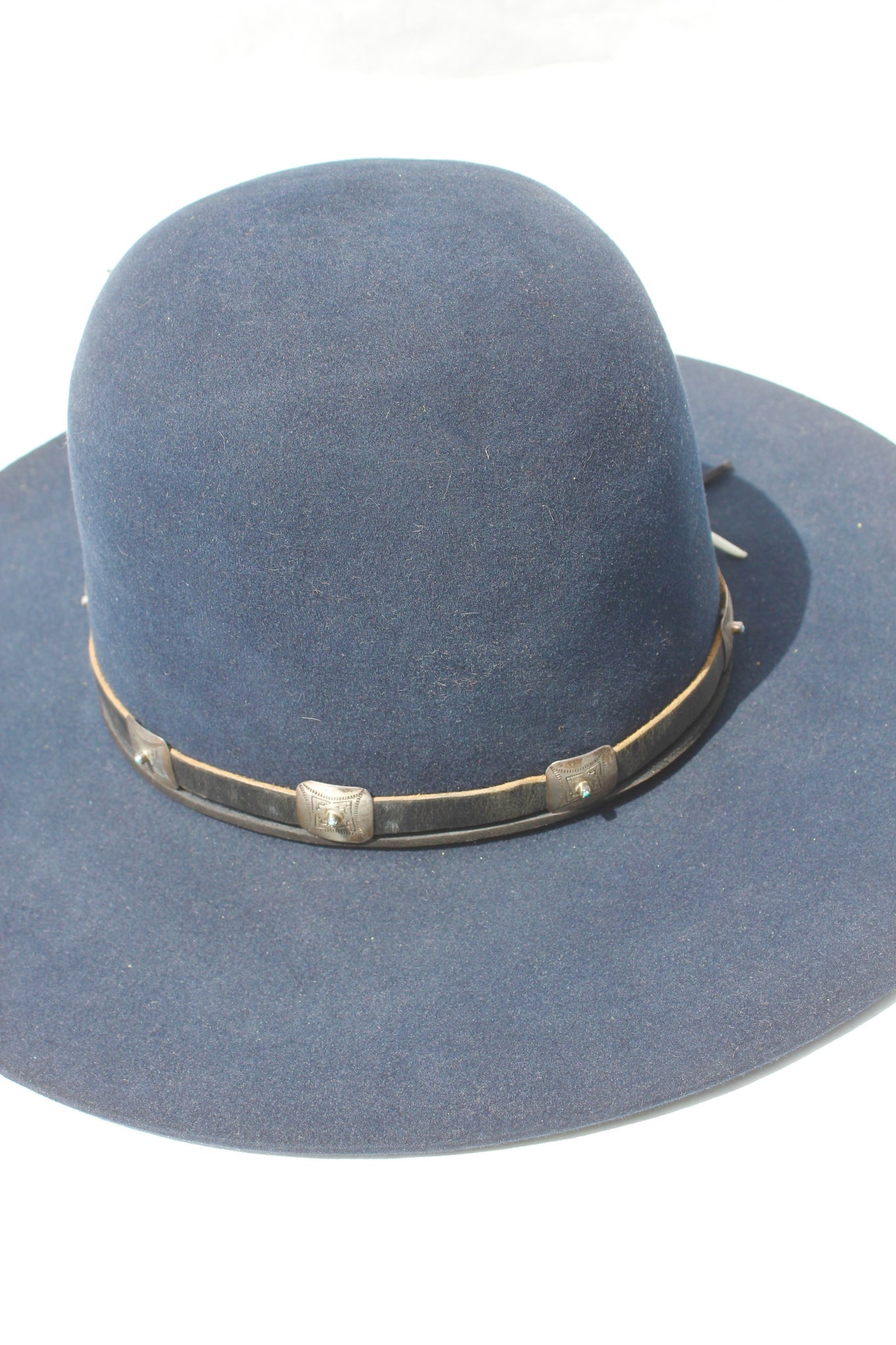 "The High Blue" Exquisite High Crown Custom Lone Hawk Hat