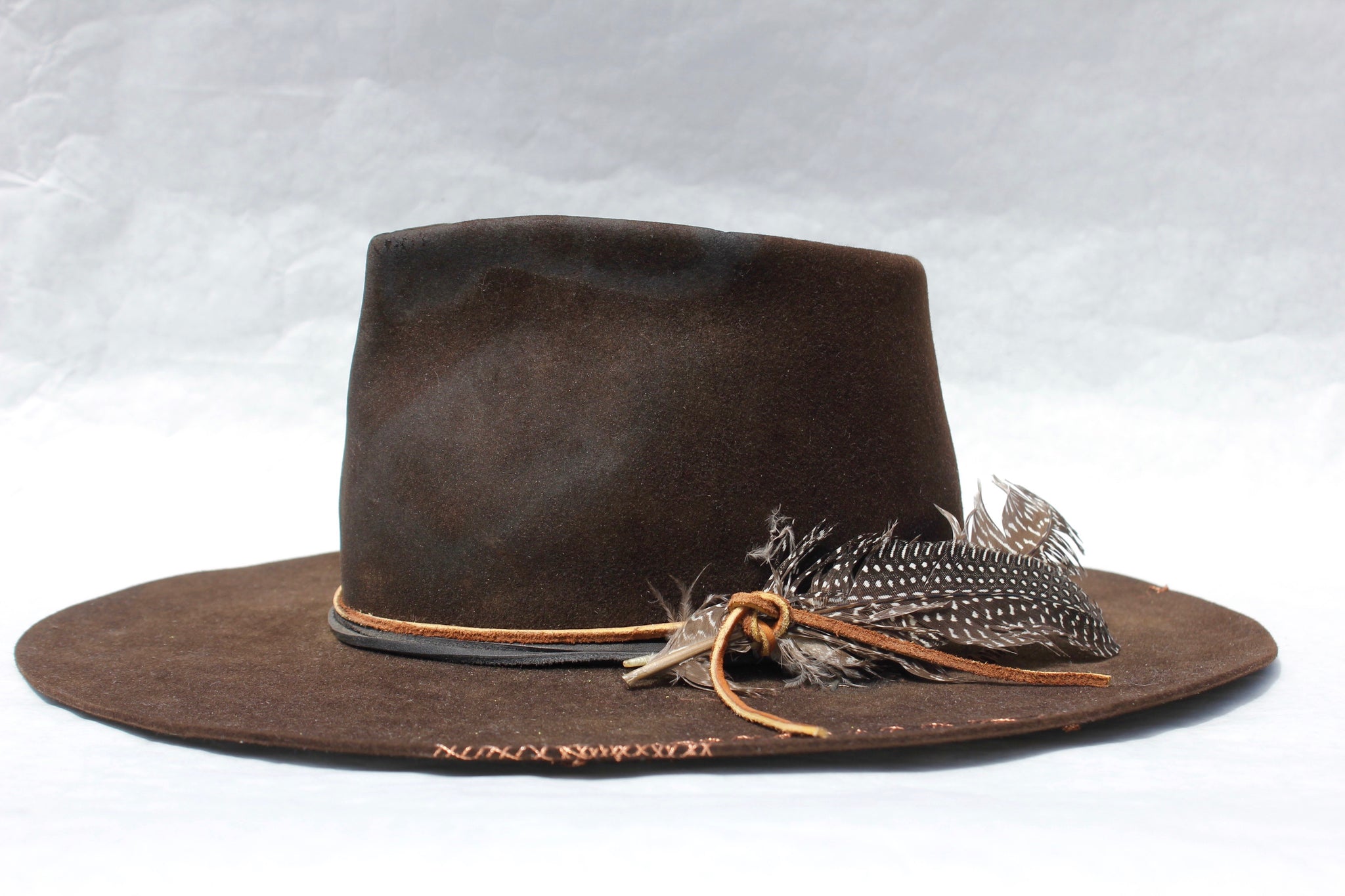 Lone hawk "The High Hawk" One of a Kind Custom Hat