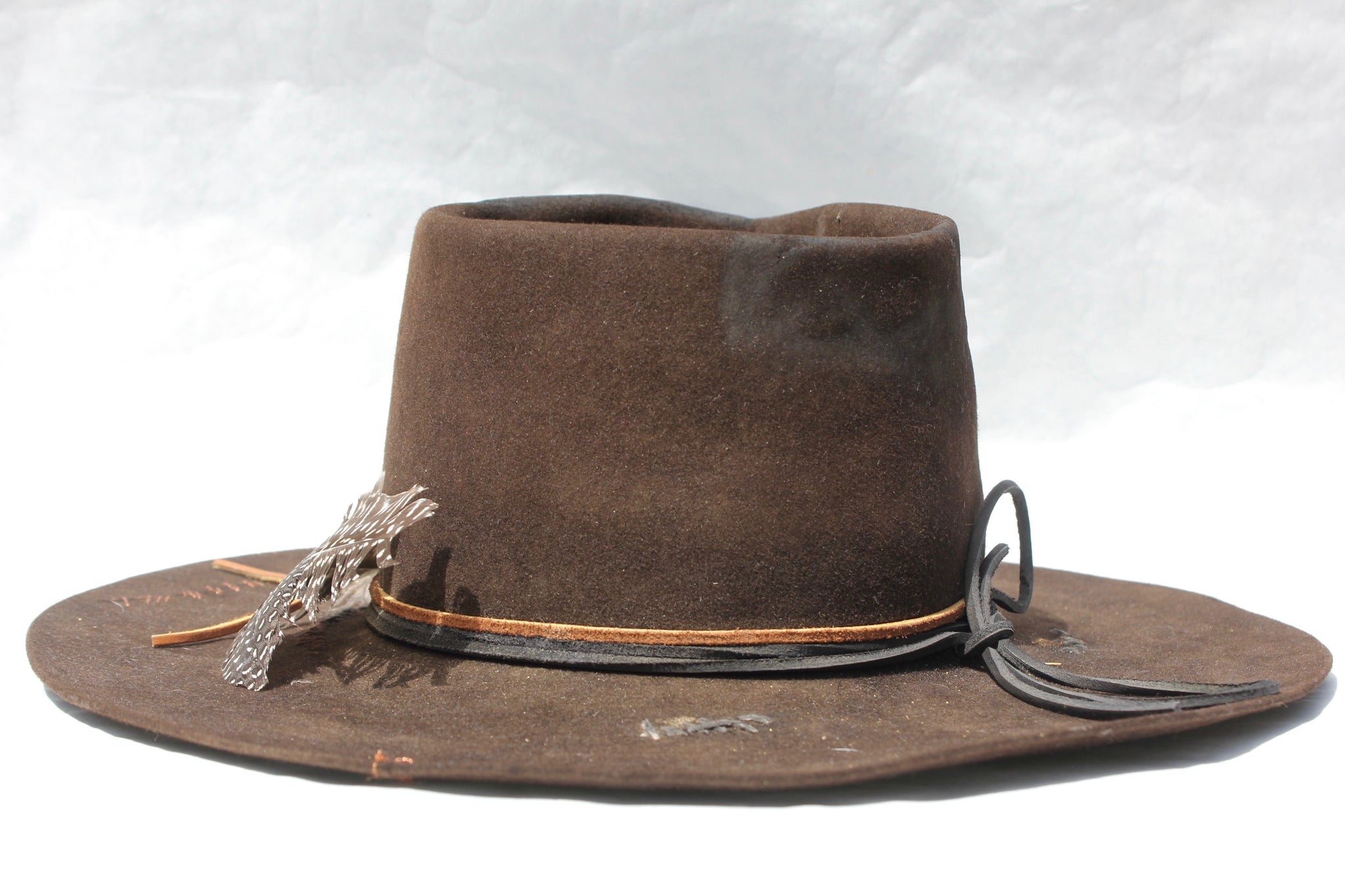 Lone hawk "The High Hawk" One of a Kind Custom Hat