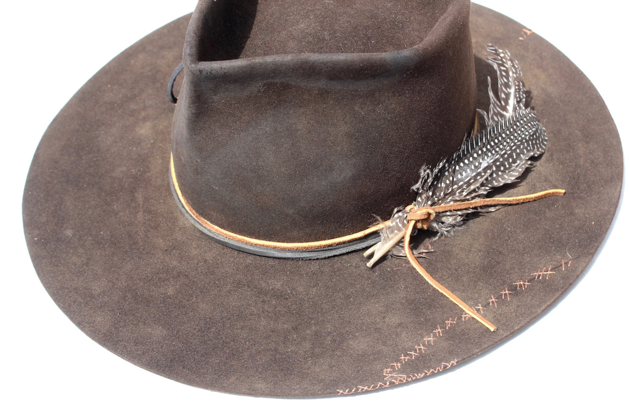 Lone hawk "The High Hawk" One of a Kind Custom Hat