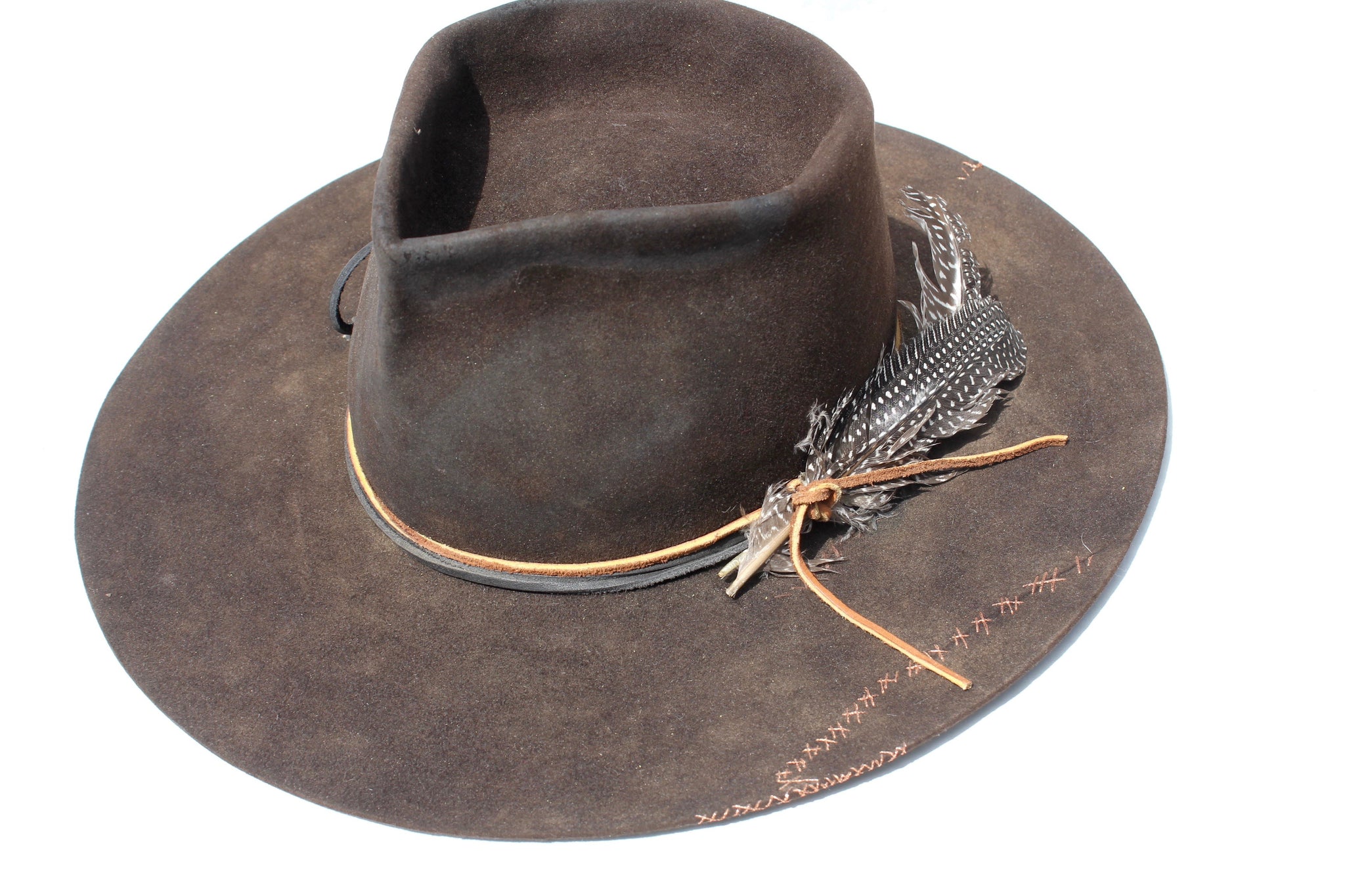 Lone hawk "The High Hawk" One of a Kind Custom Hat
