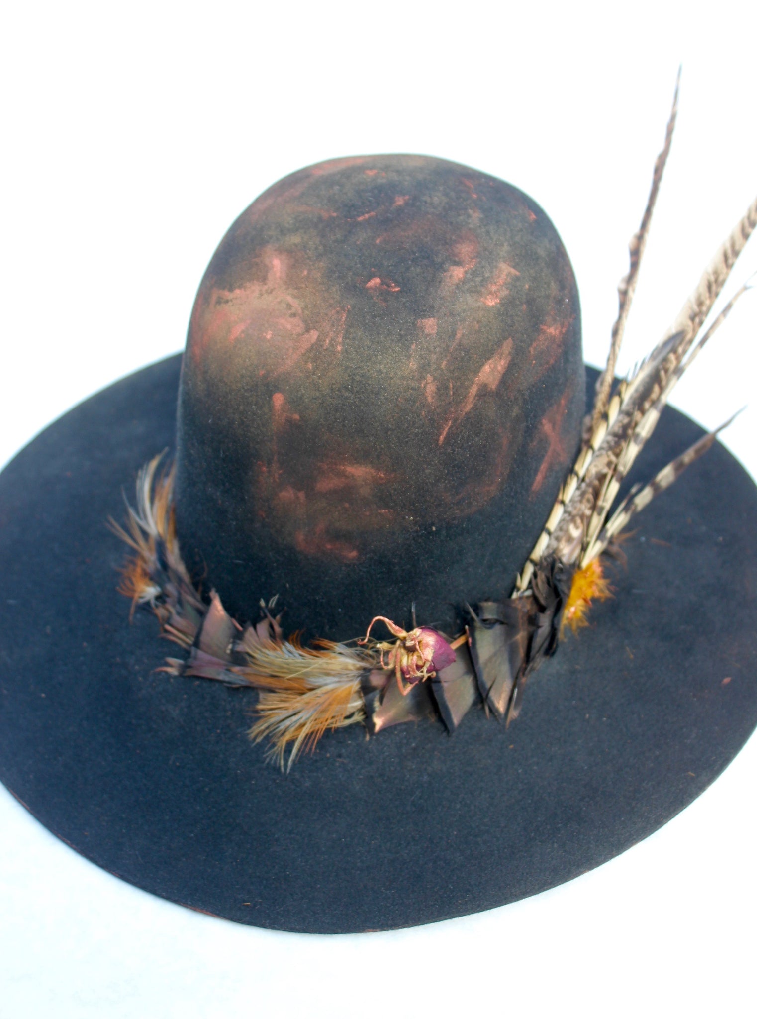 "The Voodoo Hawk" One-Of-Kind Lone Hawk Hat