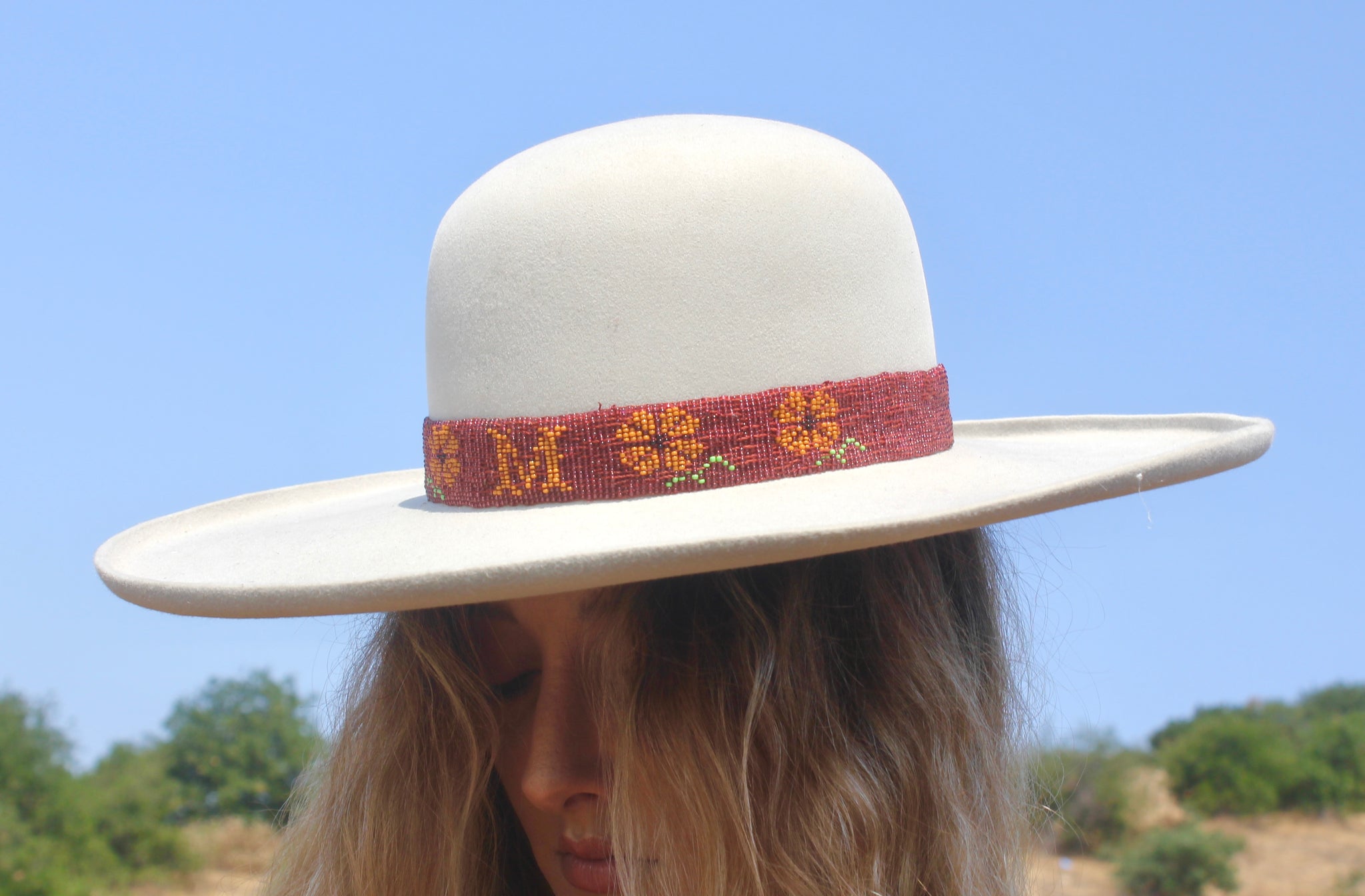 Ready to Ship “Lady M” PURE Beaver Wide Brim 7 ~ 7 1/8