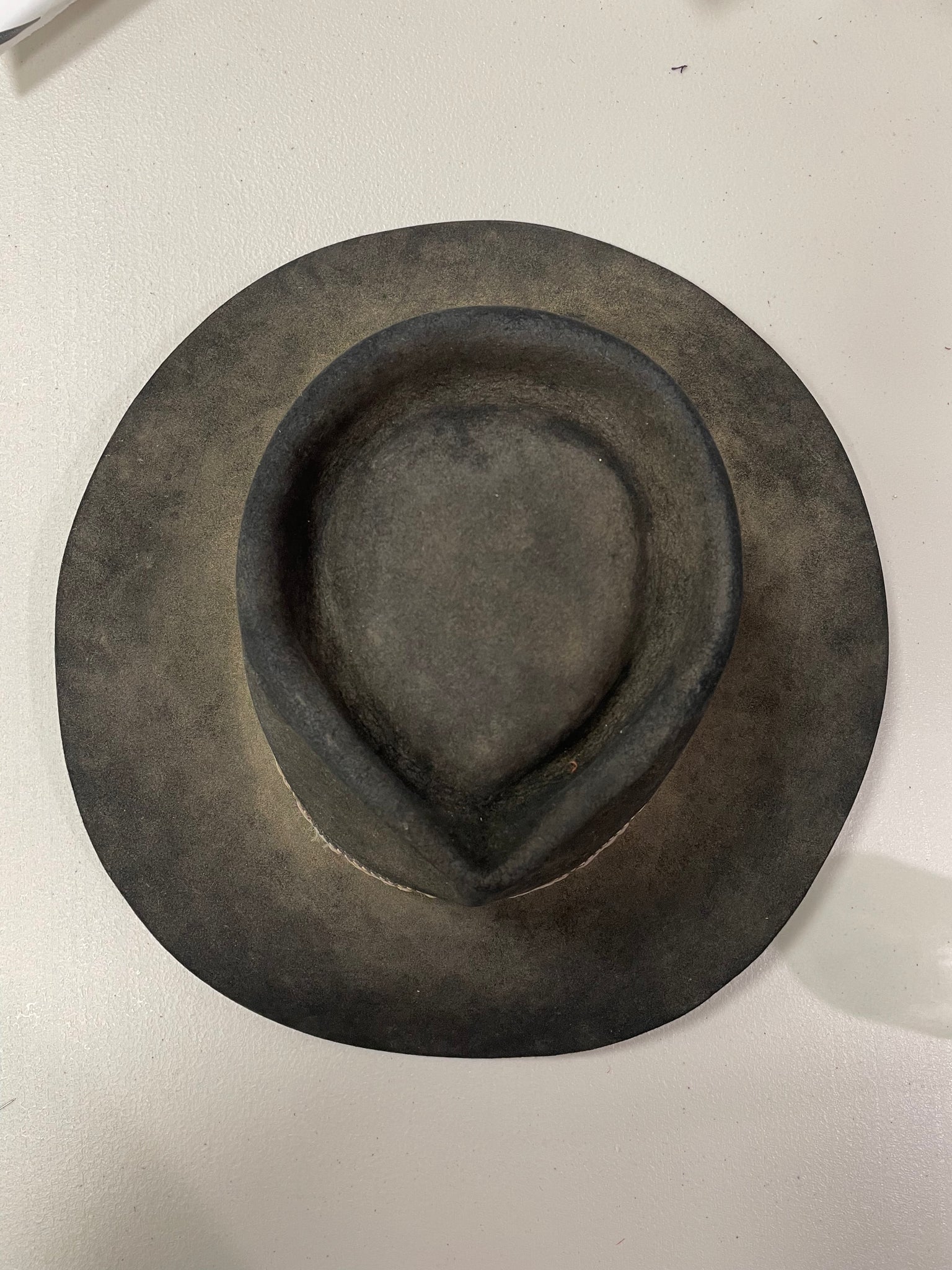 Handmade James Dutton hat from the 1923 series inspired by Tim McGraw, crafted in high-quality beaver felt and made to order.