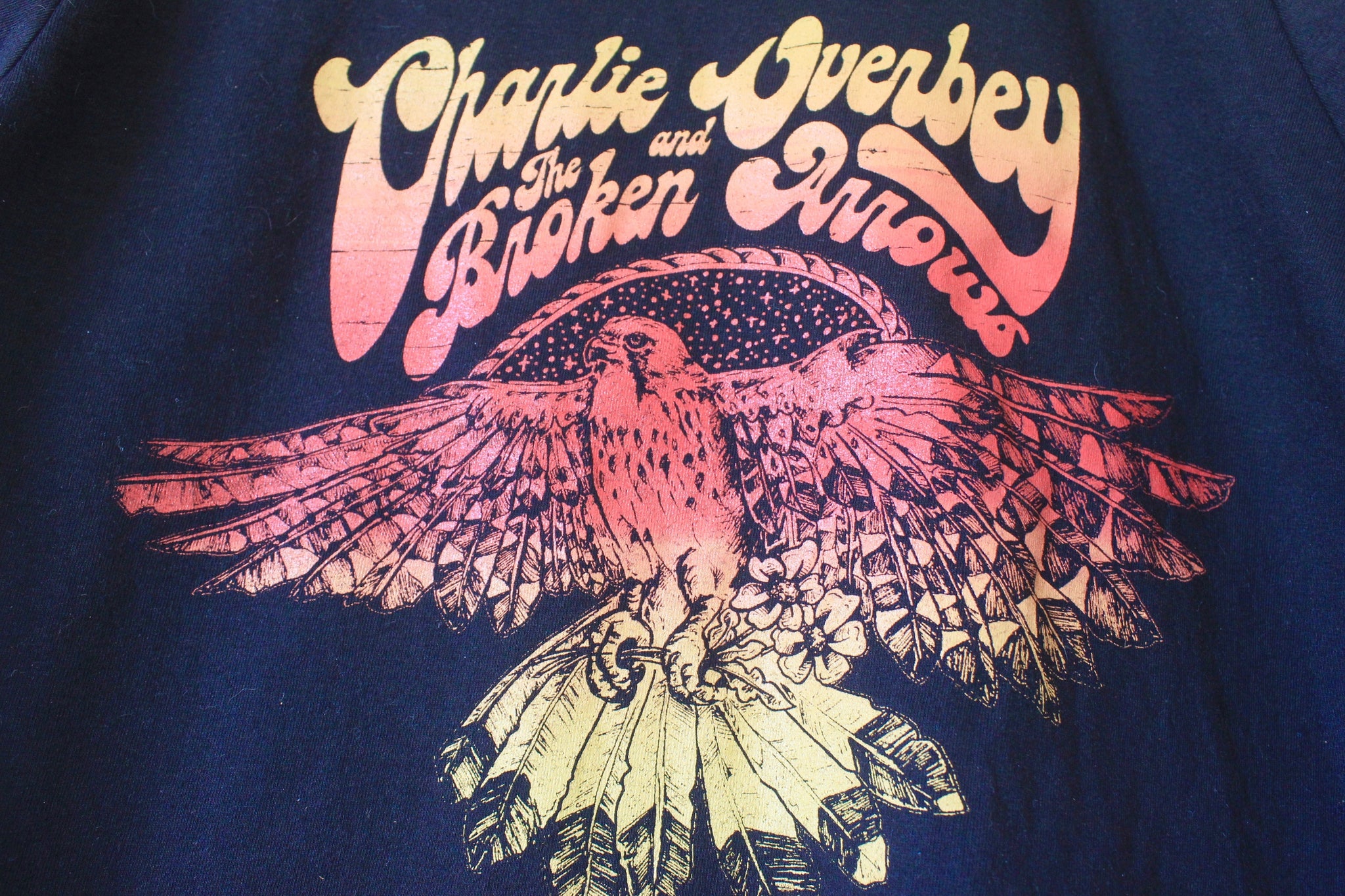 Charlie Overbey & The Broken Arrows "Ombre Sunset' Shirt
