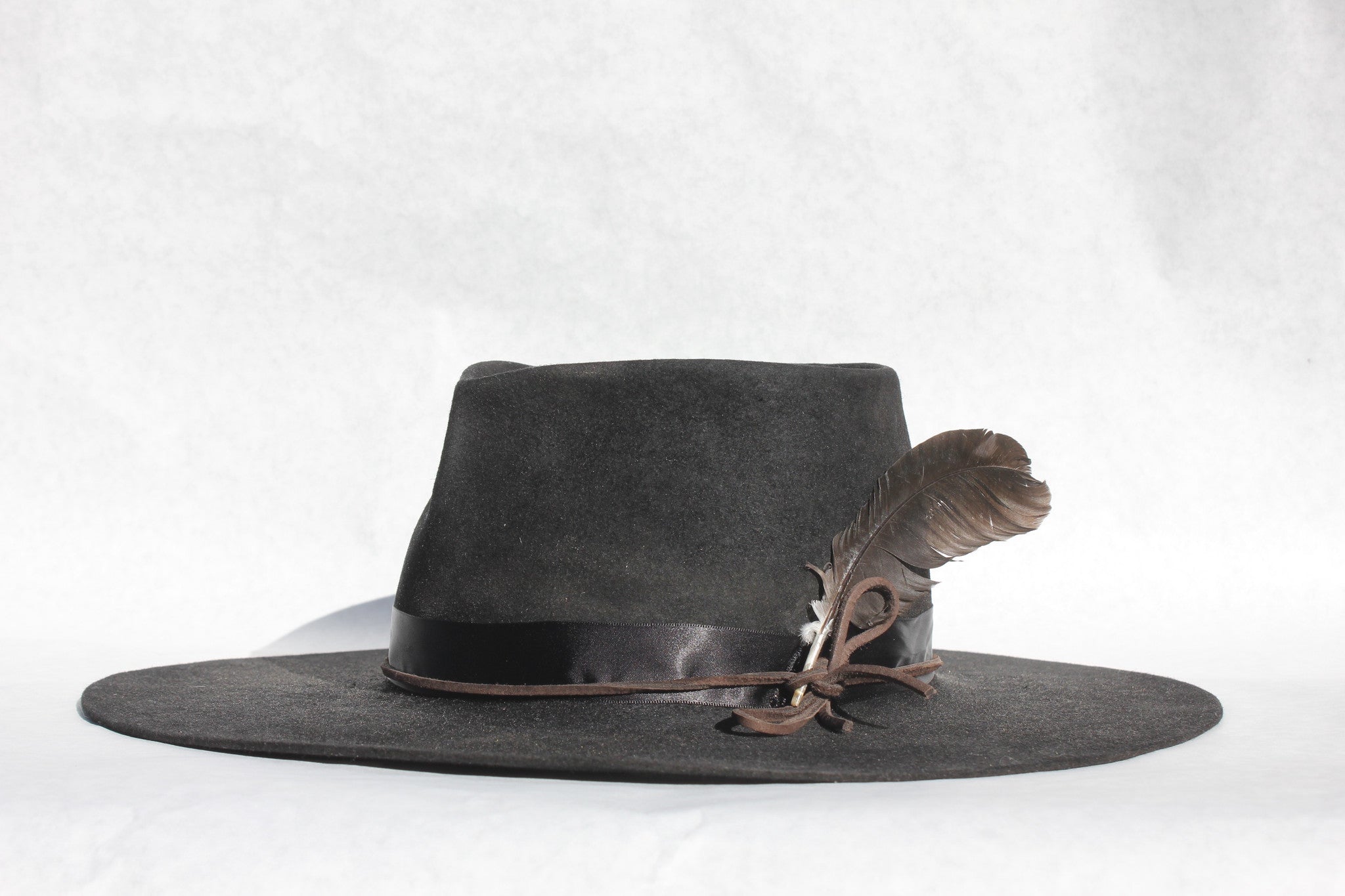 "The Rambler" Classic Pinched Crown with Flat Brim