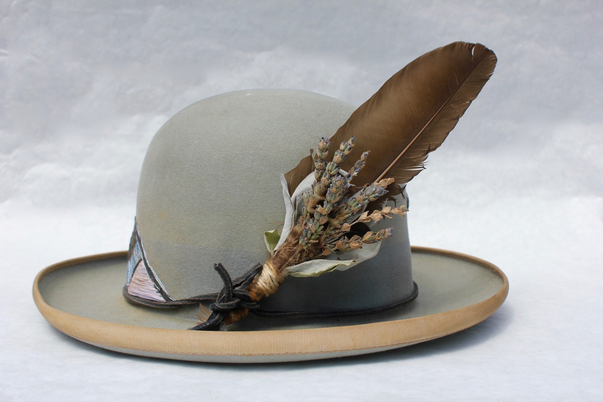 Lone Hawk "The Eye-Conic" Hand Embroidered One of Kind Custom Hat