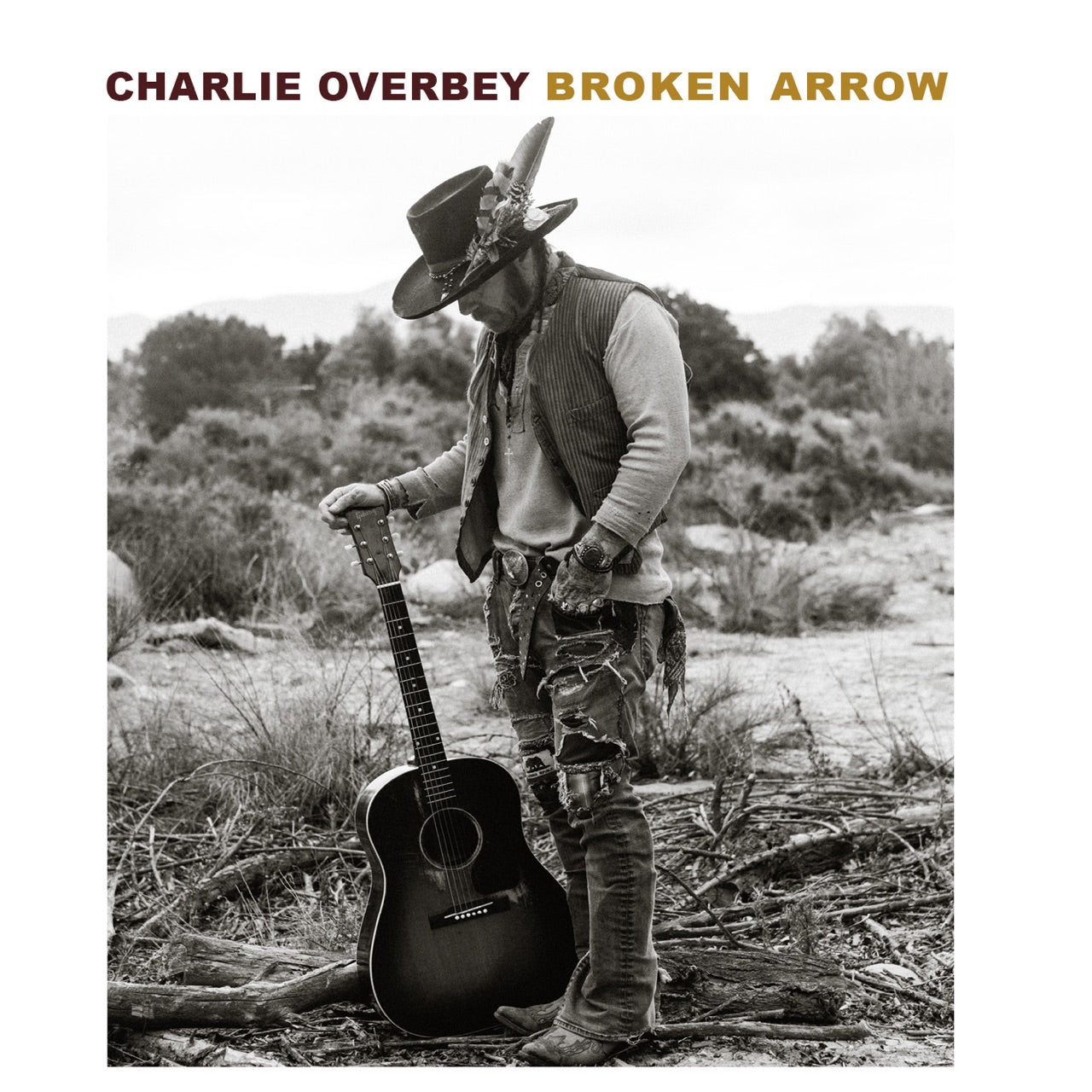 Full Length Charlie Overbey "Broken Arrow" Vinyl LP Limited Edition