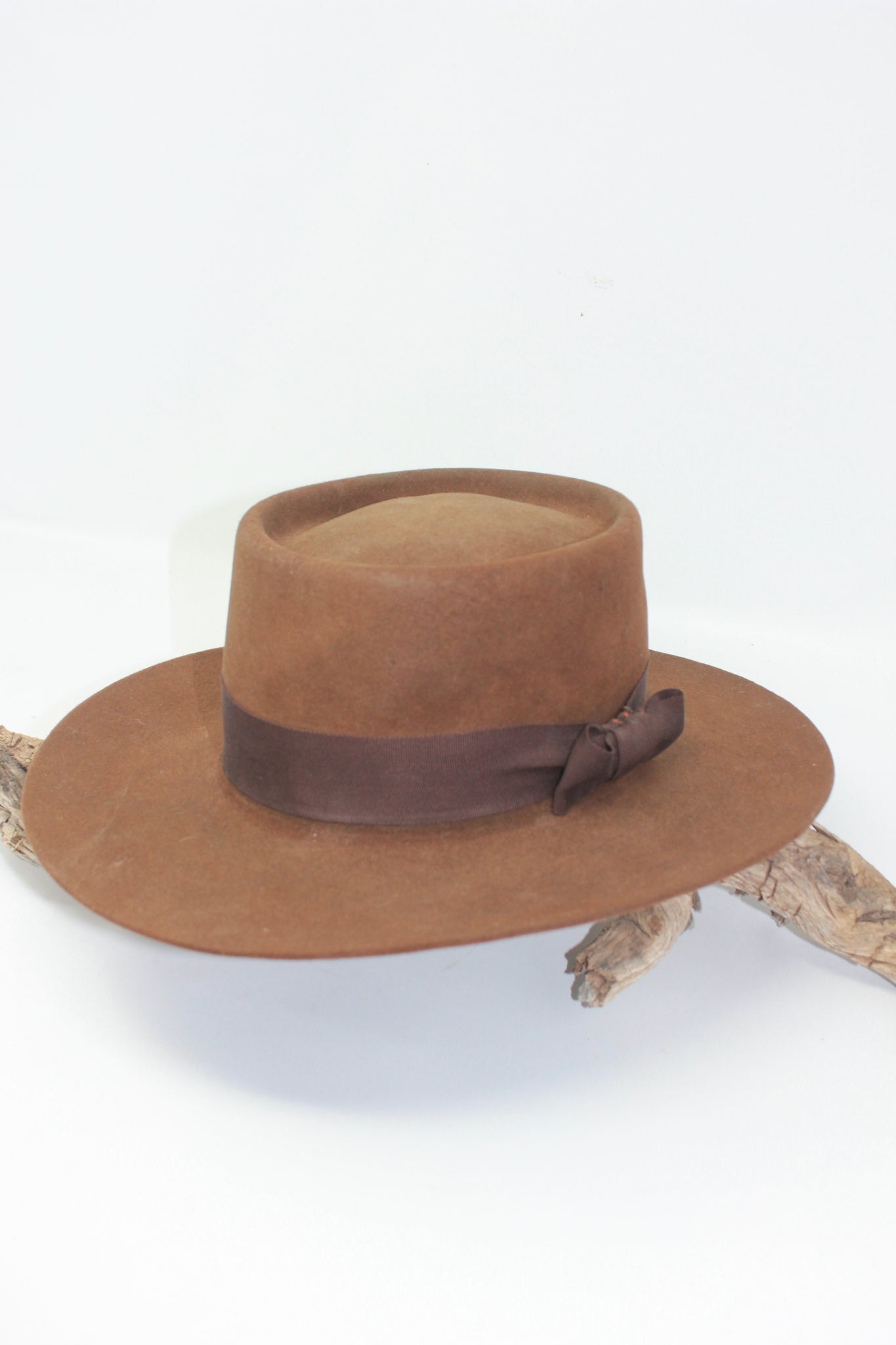 The Margaret Dutton Faith Hill hat from the 1883 Yellowstone series made by the authentic maker. High quality beaver felt handmade to order.
